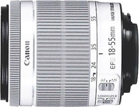 Leon　　Canon EFS 18-55 ホワイト Canon EF-S 18-55mm f/4-5.6 IS STM Lens Silver (White Box) | Camera